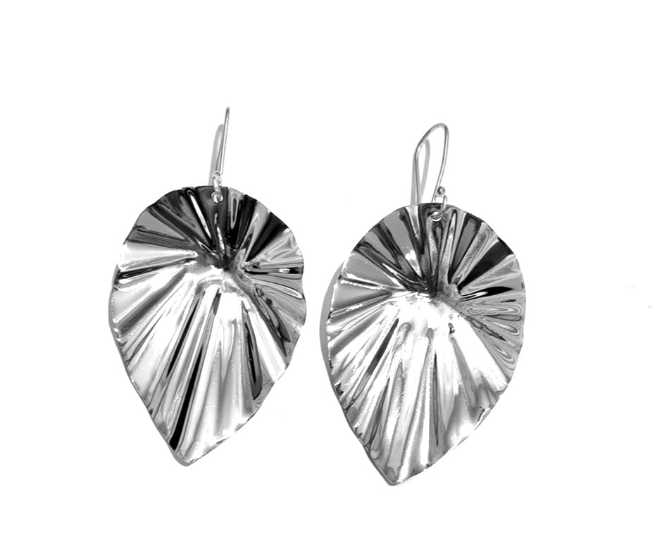 Silver Drop Earrings - JA144
