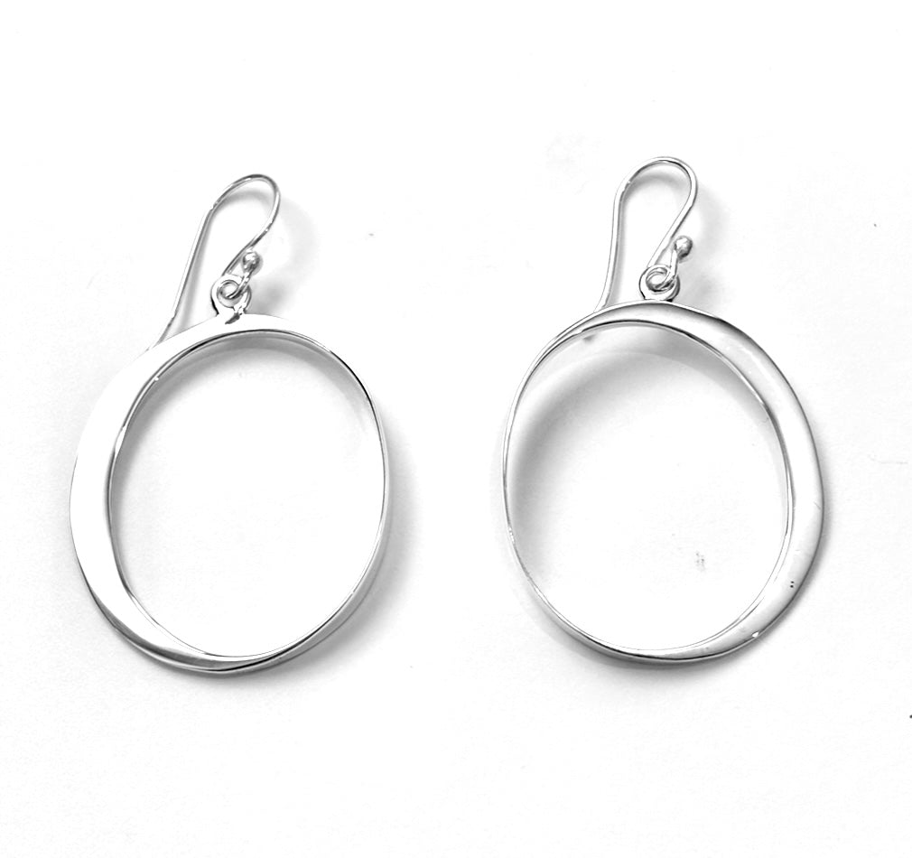Silver Drop Earrings - A2139