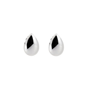 Silver Clip Earrings - A5163