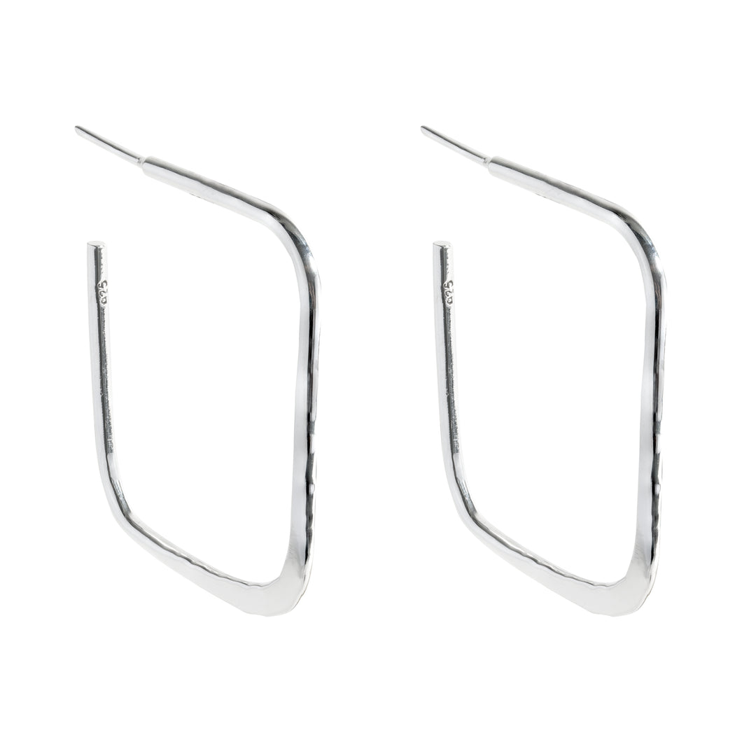 Silver Hoop Earrings - PPA410