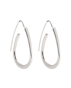 Silver Drop Earrings - A7118