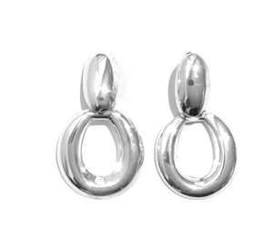 Silver Clip Earrings - PPA254