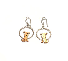 Load image into Gallery viewer, Silver &amp; Copper Earrings - PPA906
