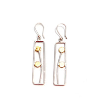 Load image into Gallery viewer, Silver &amp; Brass Drops - PPA898
