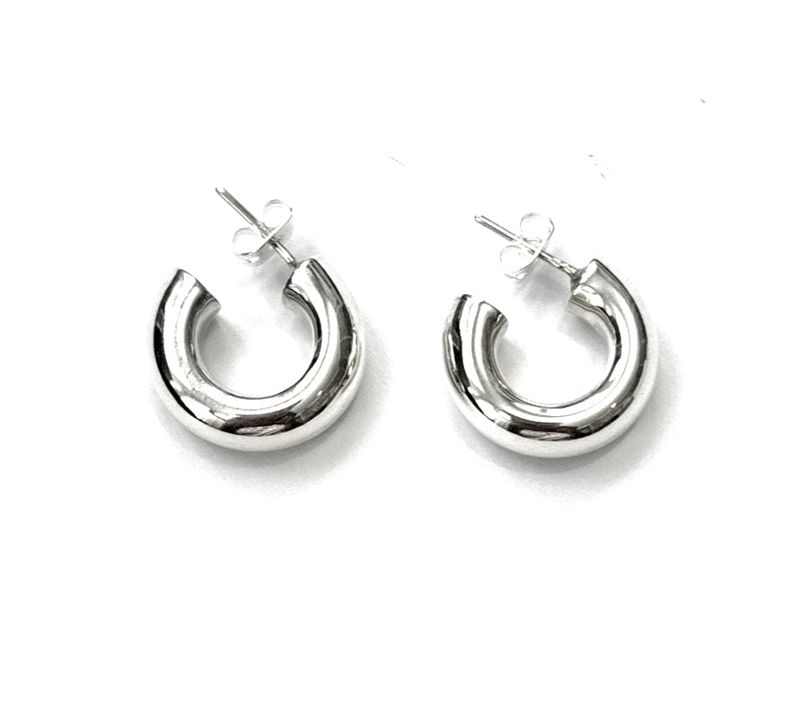 Silver Hoops - A7205