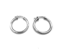 Load image into Gallery viewer, Silver Hoop Earrings - A9219
