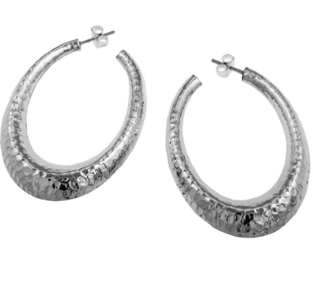 Silver Hoops - A5610
