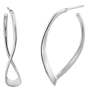 Silver Hoops - A5622