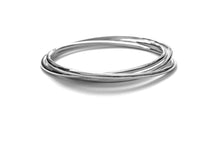 Load image into Gallery viewer, Silver Bangle - B105large
