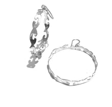 Load image into Gallery viewer, Silver Hoop Earrings - PPA430
