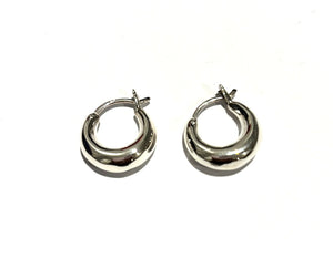 Silver Hoops - A9329