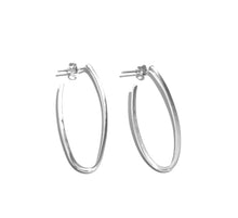 Load image into Gallery viewer, Silver Hoops - PPA878
