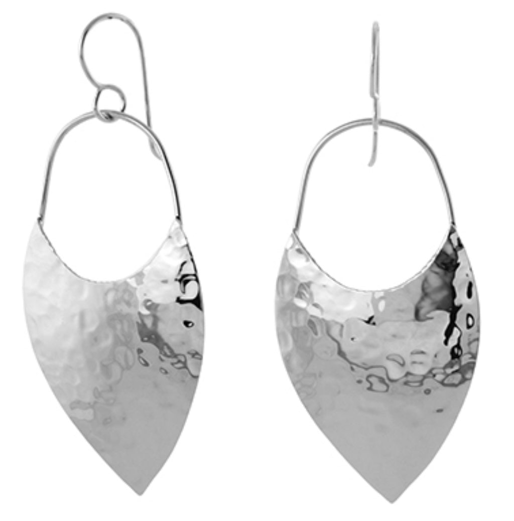 Silver Drop Earrings - A5456