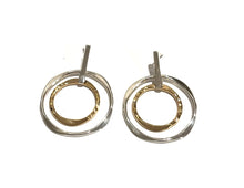 Load image into Gallery viewer, Silver &amp; Brass Drops - PPA890
