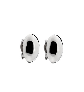 Silver Clip Earrings - A228