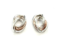 Load image into Gallery viewer, Silver &amp; Copper Studs - PPA858
