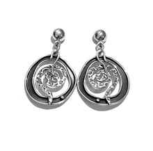Load image into Gallery viewer, Silver Drop Earrings - PPA329
