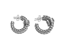 Load image into Gallery viewer, Silver Hoops - A1050
