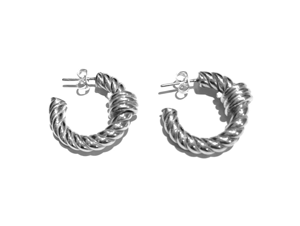 Silver Hoops - A1050