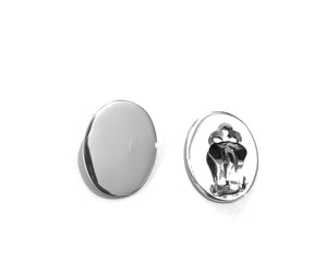 Silver Clip Earrings - A5599