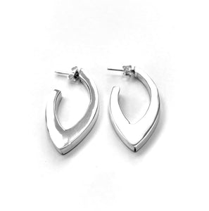 Silver Hoops - A1030