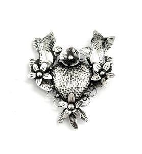 Silver Pendant/Brooche - D4004