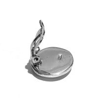 Load image into Gallery viewer, Silver Clip Earrings - FAA667
