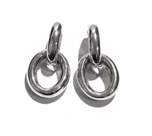 Load image into Gallery viewer, Silver Drop Earrings - A1069
