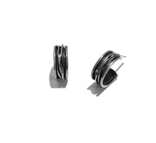 Load image into Gallery viewer, Silver Hoop Earrings - A6264
