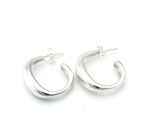 Silver Hoops - A5604