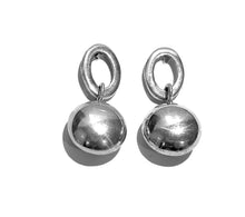 Load image into Gallery viewer, Silver Drop Earrings - PPA308
