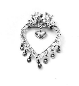 Silver Brooch/Pendant - D4002