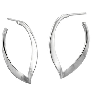Silver Hoops - A5633