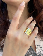 Load image into Gallery viewer, Silver &amp; Brass Ring - R1200
