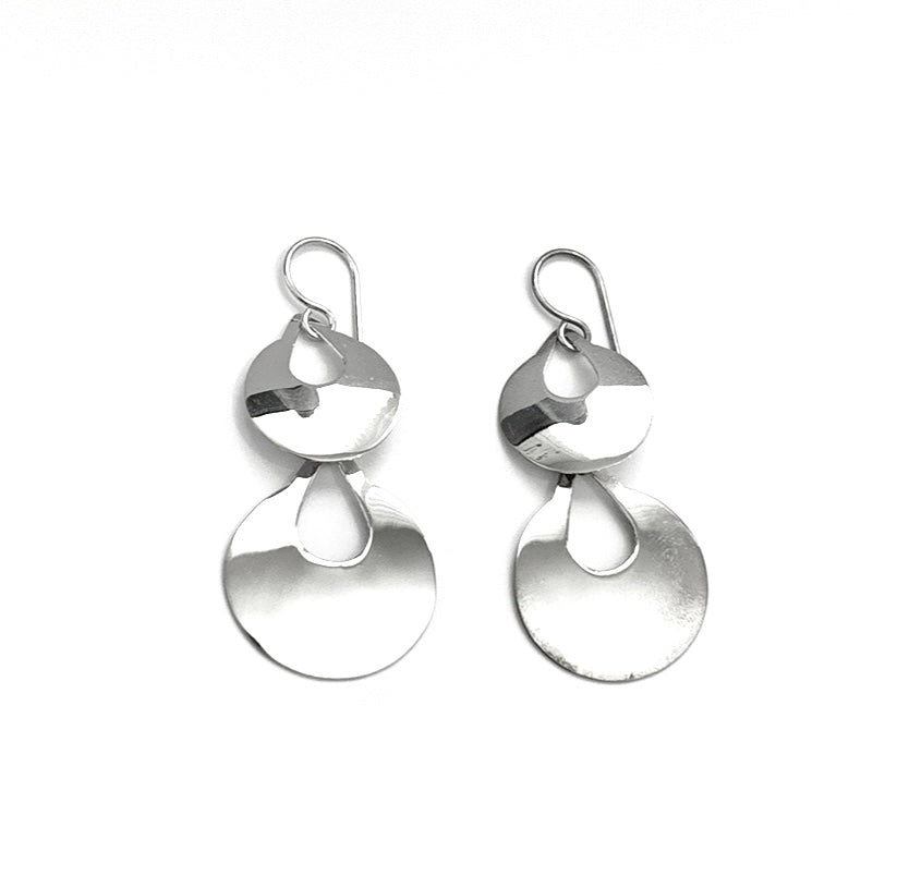 Silver Drop Earrings - A5290
