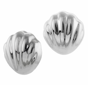 Silver Clip Earrings - A5615