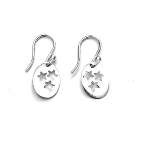Silver Drop Earrings - A7028