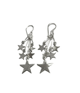 Silver Drop Earrings - JA100