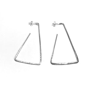 Silver Hoops - A1047