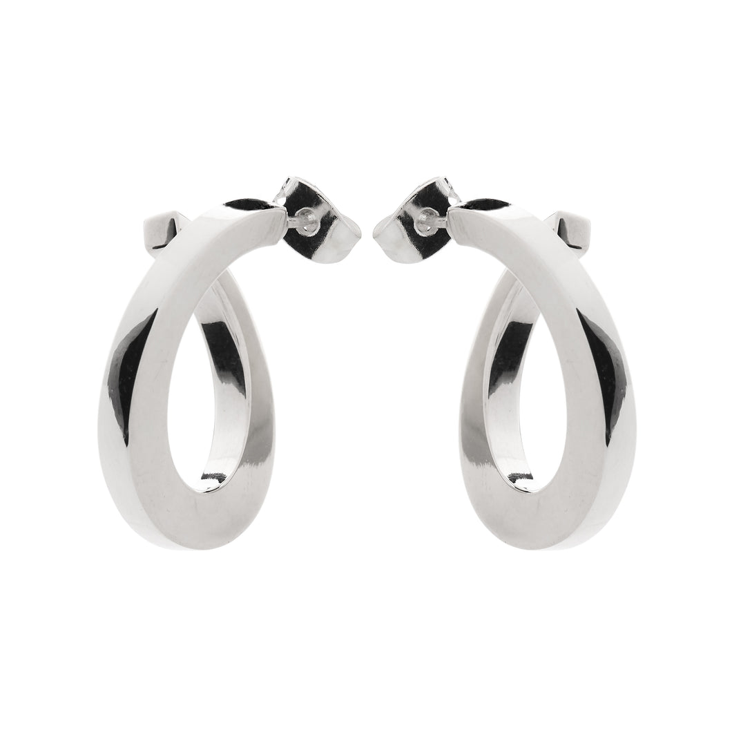 Silver Hoops - A1053