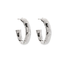 Load image into Gallery viewer, Silver Hoop Earrings - A3152
