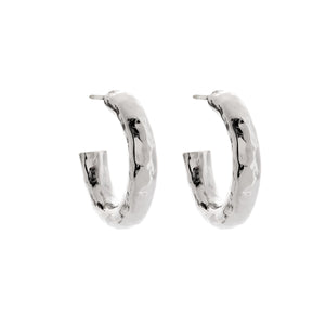 Silver Hoop Earrings - A3152