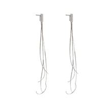 Load image into Gallery viewer, Silver Drop Earrings - A6319
