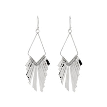 Load image into Gallery viewer, Silver Drop Earrings - A6320

