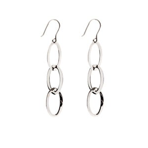 Silver Drop Earrings - A6353