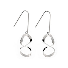 Load image into Gallery viewer, Silver Drop Earrings - A6354
