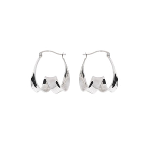 Silver Hoops - A6467