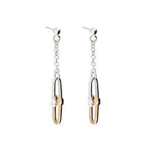 Silver Gold plated Drops - A6470