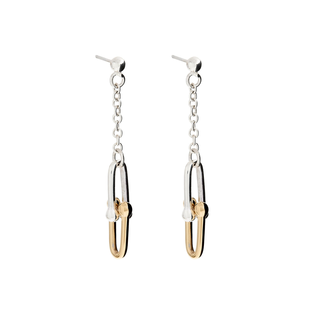 Silver Gold plated Drops - A6470