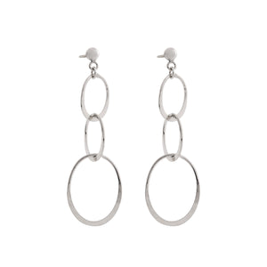 Silver Drop Earrings - A7101